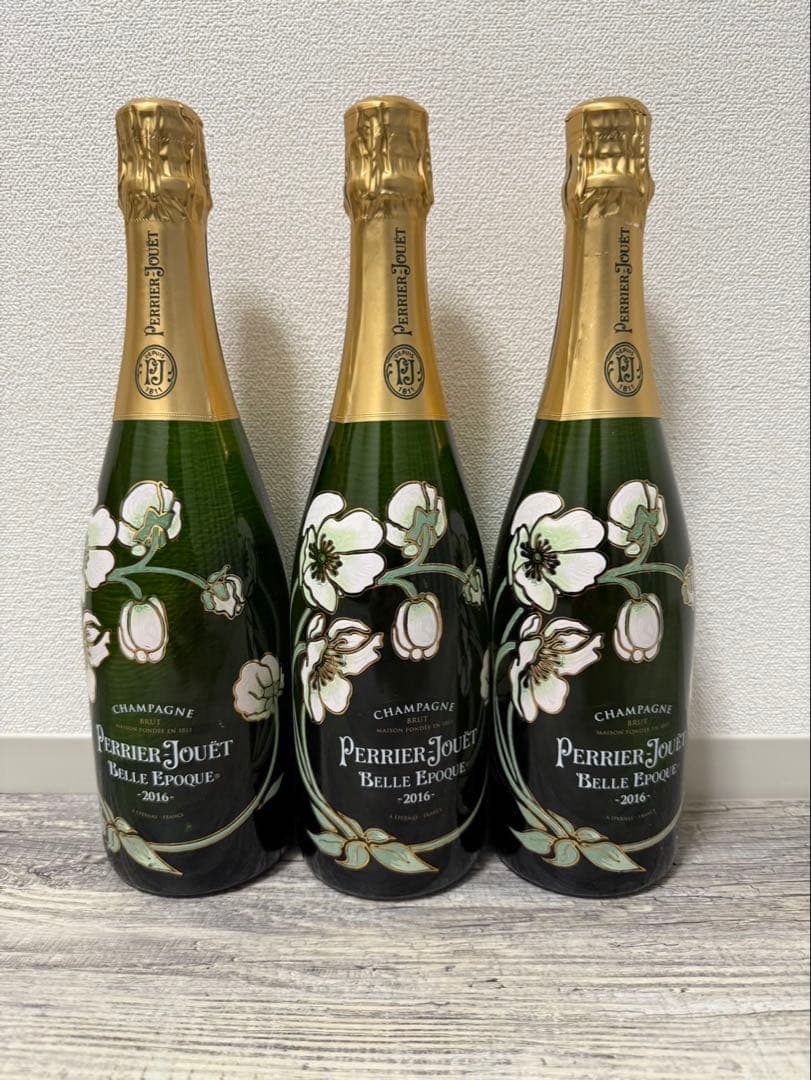 Perrier-Jouët Belle Epoque 2016 3本セット