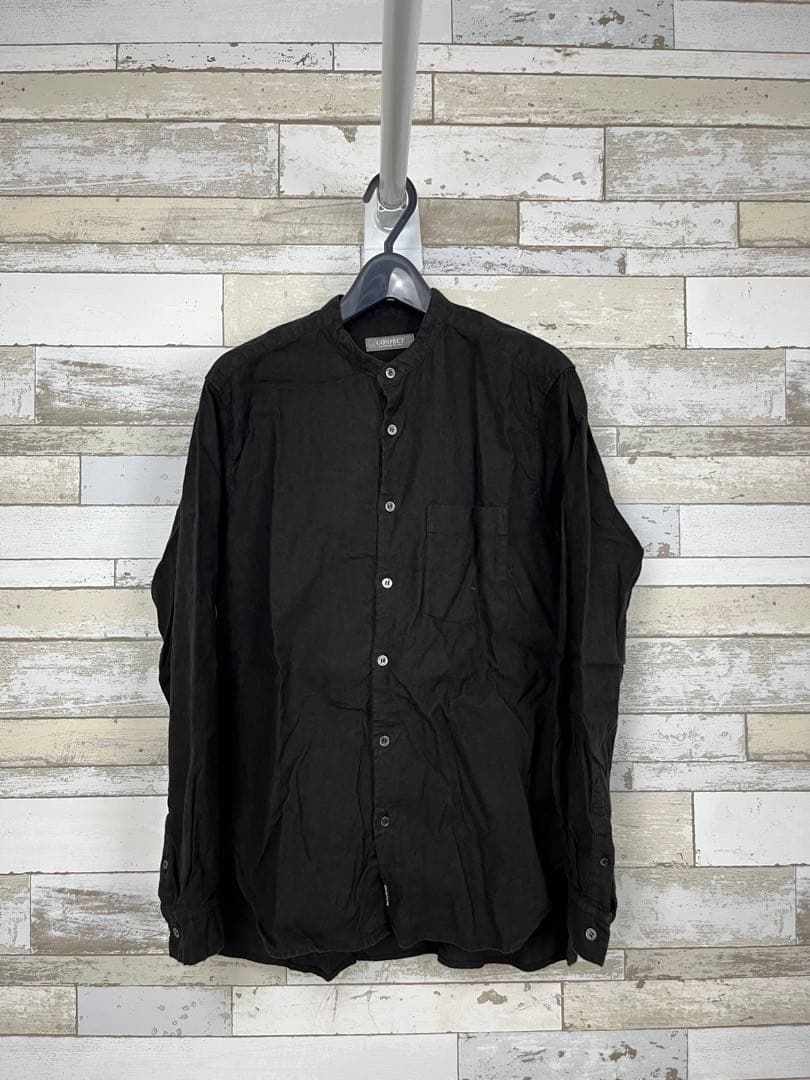 セット販売　ドライコットン インレーカーディガン、バンドカラーシャツ