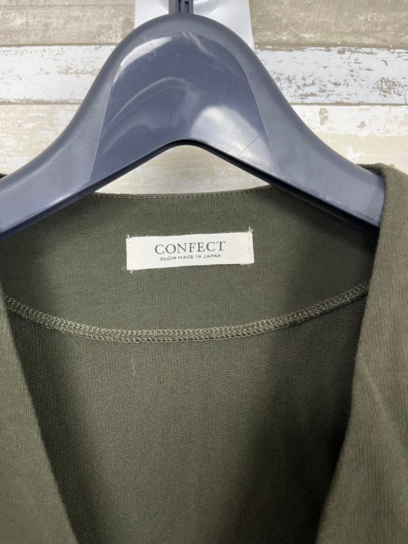 セット販売　ドライコットン インレーカーディガン、バンドカラーシャツ