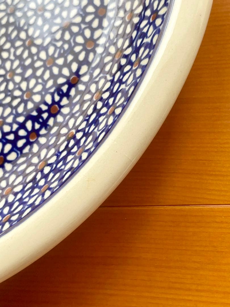 ポーランド食器 24cm プレート 2枚セット ポーリッシュポタリー