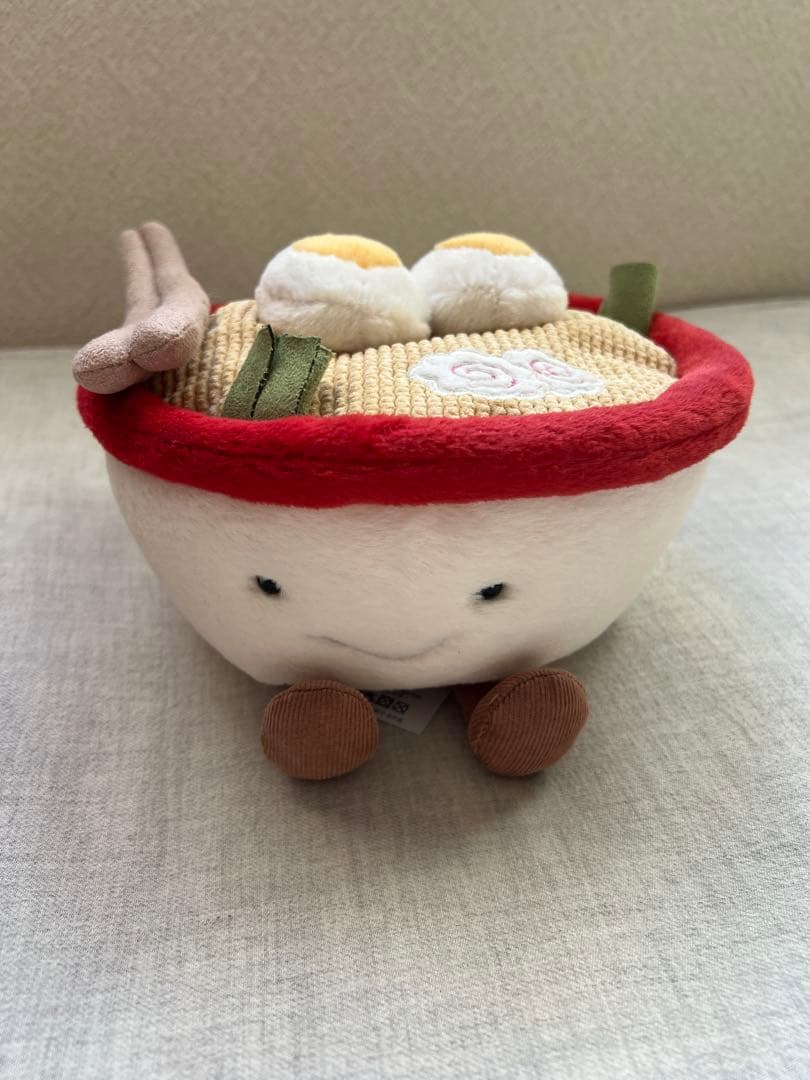 新品　ジェリーキャット　ぬいぐるみ　ラーメン　らーめん　中華　noodle