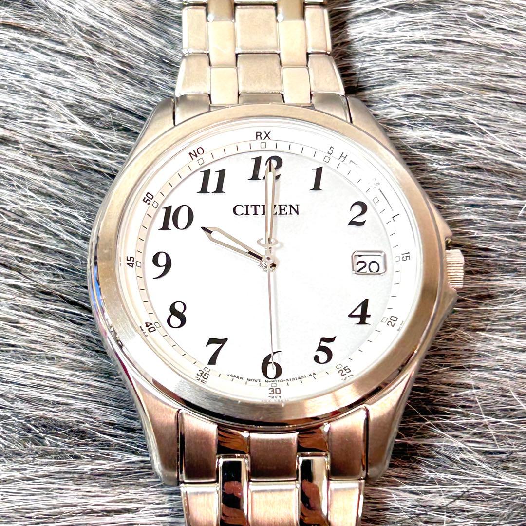 極美CITIZEN Eco-Drive 電波ソーラー FRD59-2553