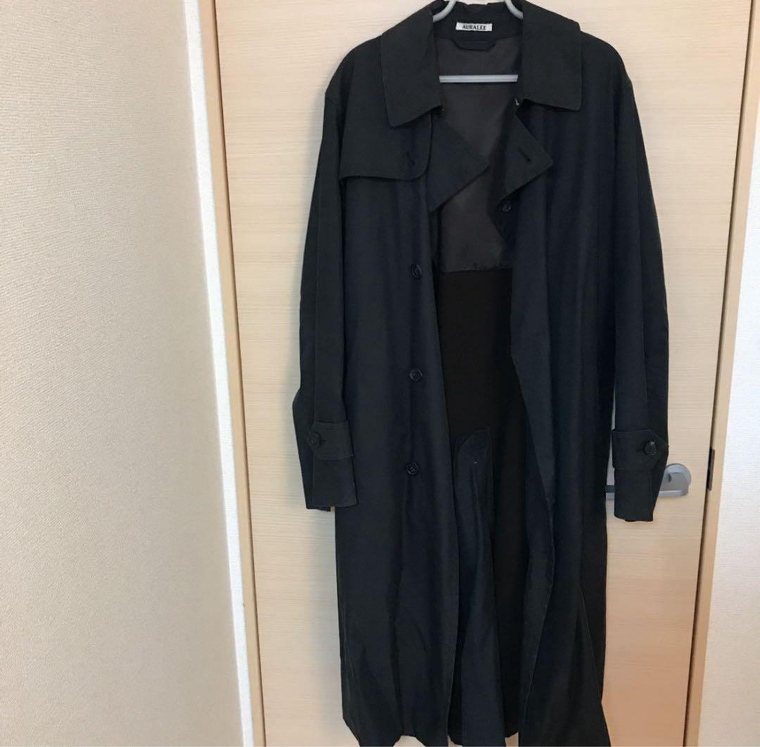 ジャケット・アウター AURALEE FINX CHAMBRAY TRENCH COAT 4