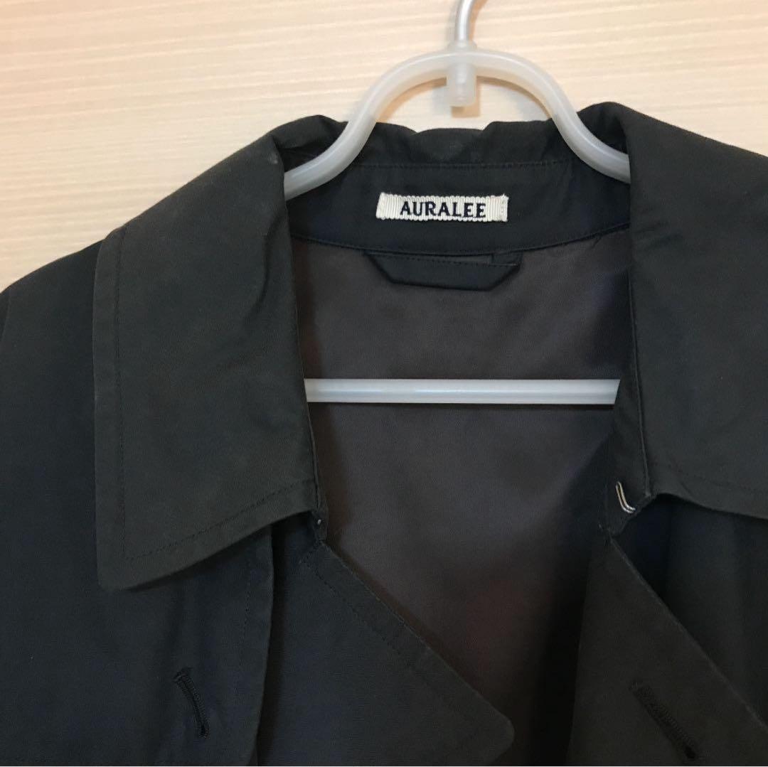 ジャケット・アウター AURALEE FINX CHAMBRAY TRENCH COAT 4