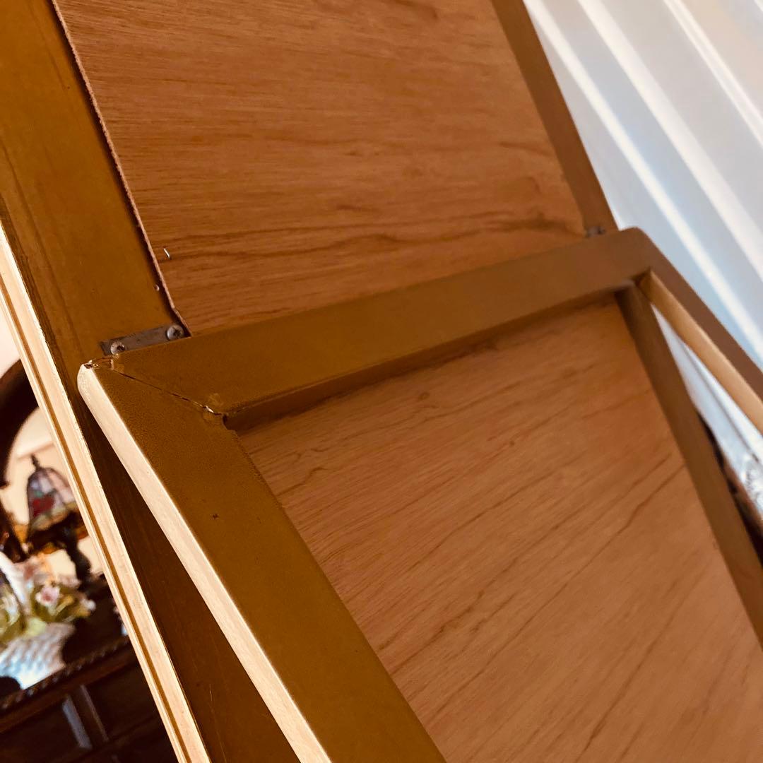 ロココ調　アンティーク　スタンドミラー　姿見　壁掛けミラー　イタリア輸入家具