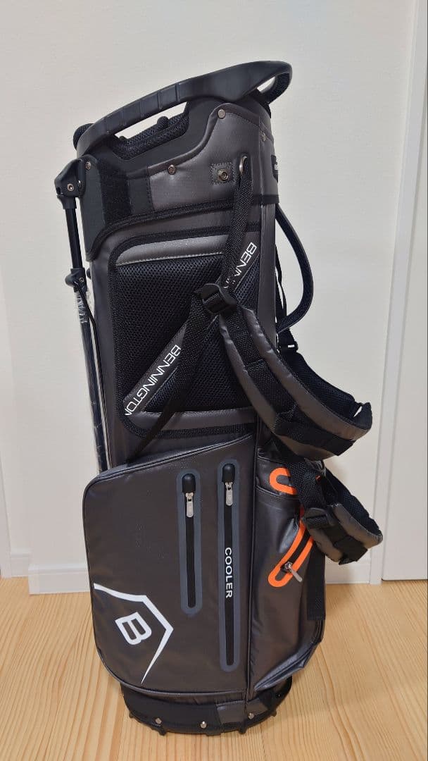 BENNINGTON ZONE ゴルフ・キャディバッグ グレー/オレンジ14分割
