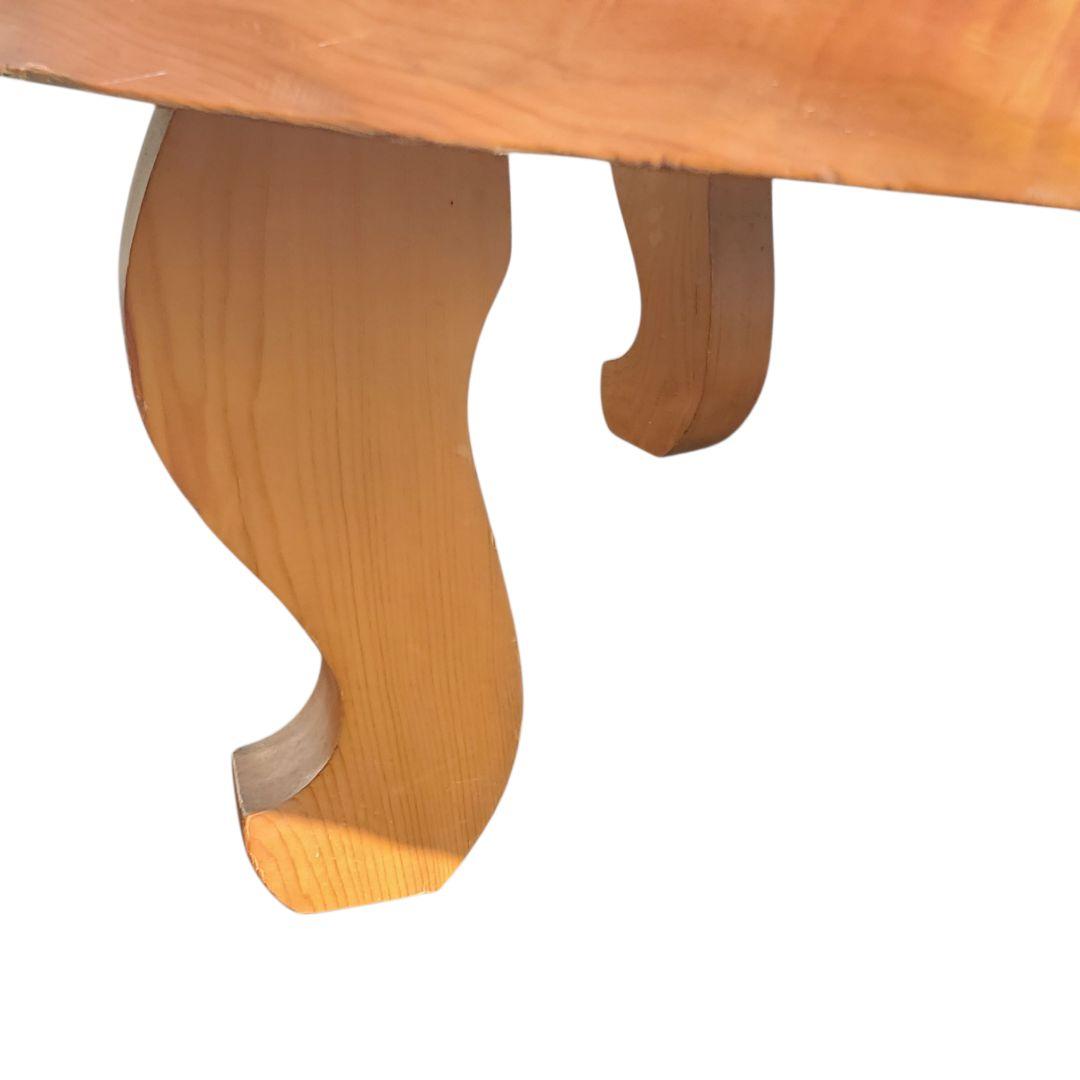 送料込 昭和 レトロ 天然木 一枚板 テーブル 座卓 アンティーク