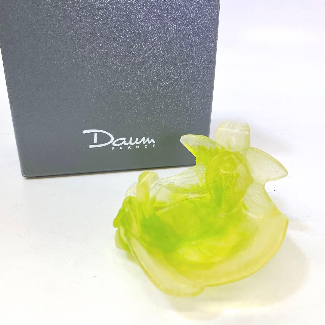 3645 未使用 Daum ドーム パートフォヴェール ガラス クリスタル