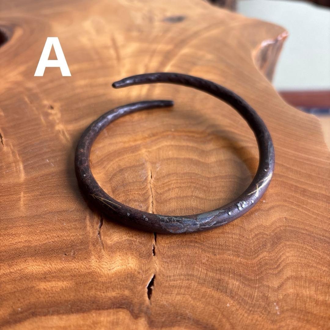 「象嵌入 鉄丸鐶」鉄石目 釜市 4代高木治良兵衛作 茶道具 共箱