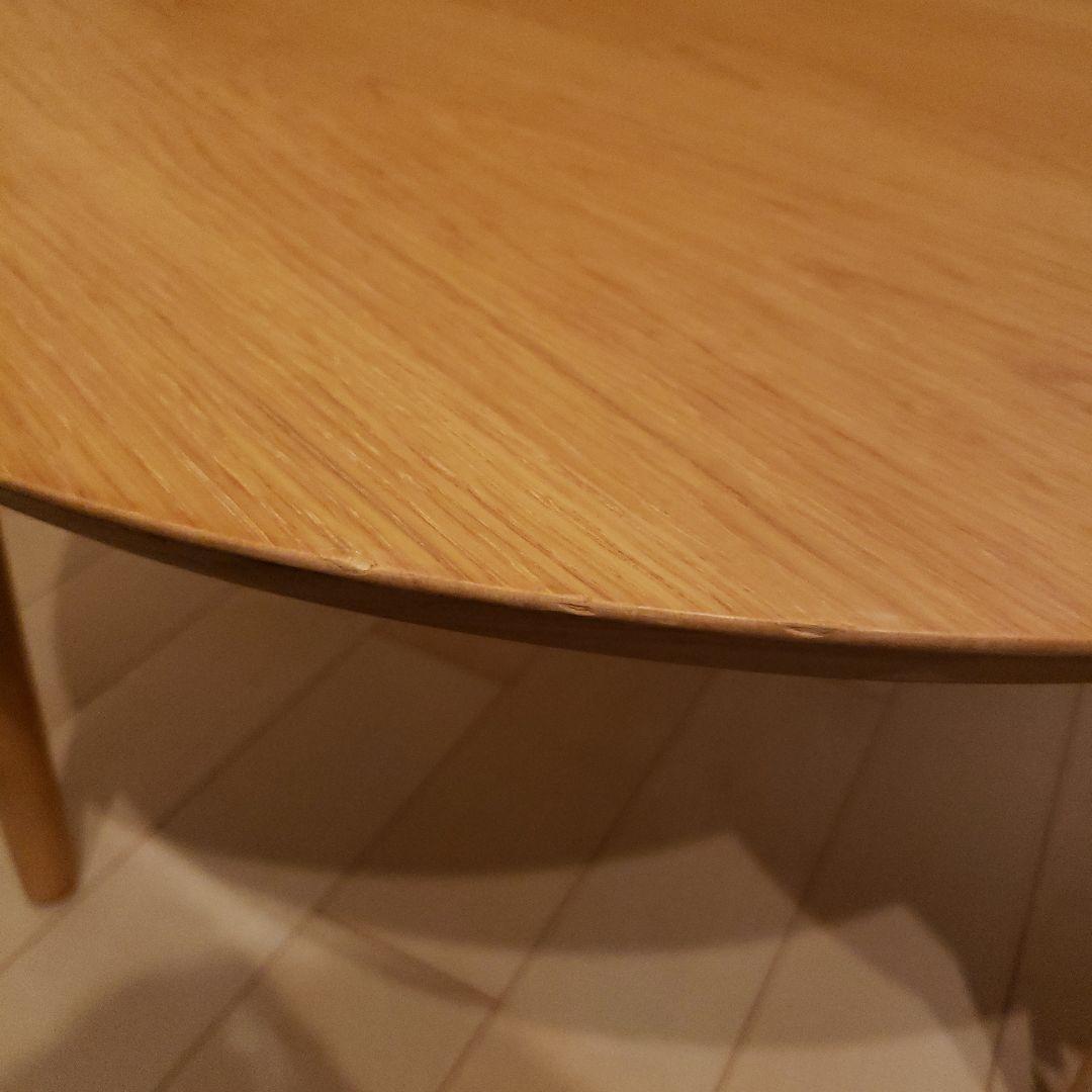 高野木工 バルーンテーブル 69-2枚 ホワイトオーク