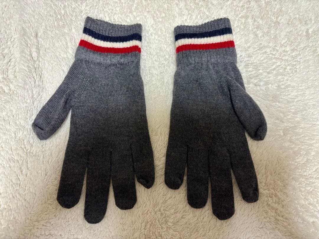 【超美品】モンクレール　メンズ手袋　Lサイズ