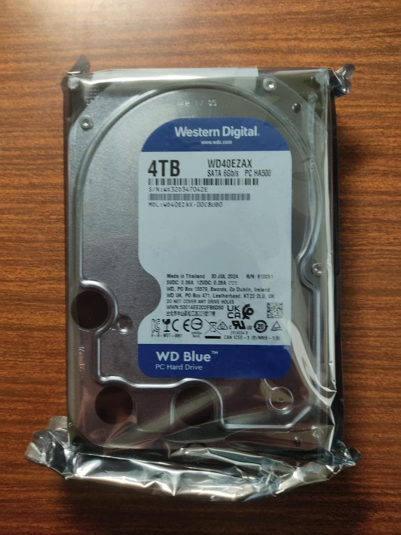 Western Digital WD Blue 4TB 内蔵HDD