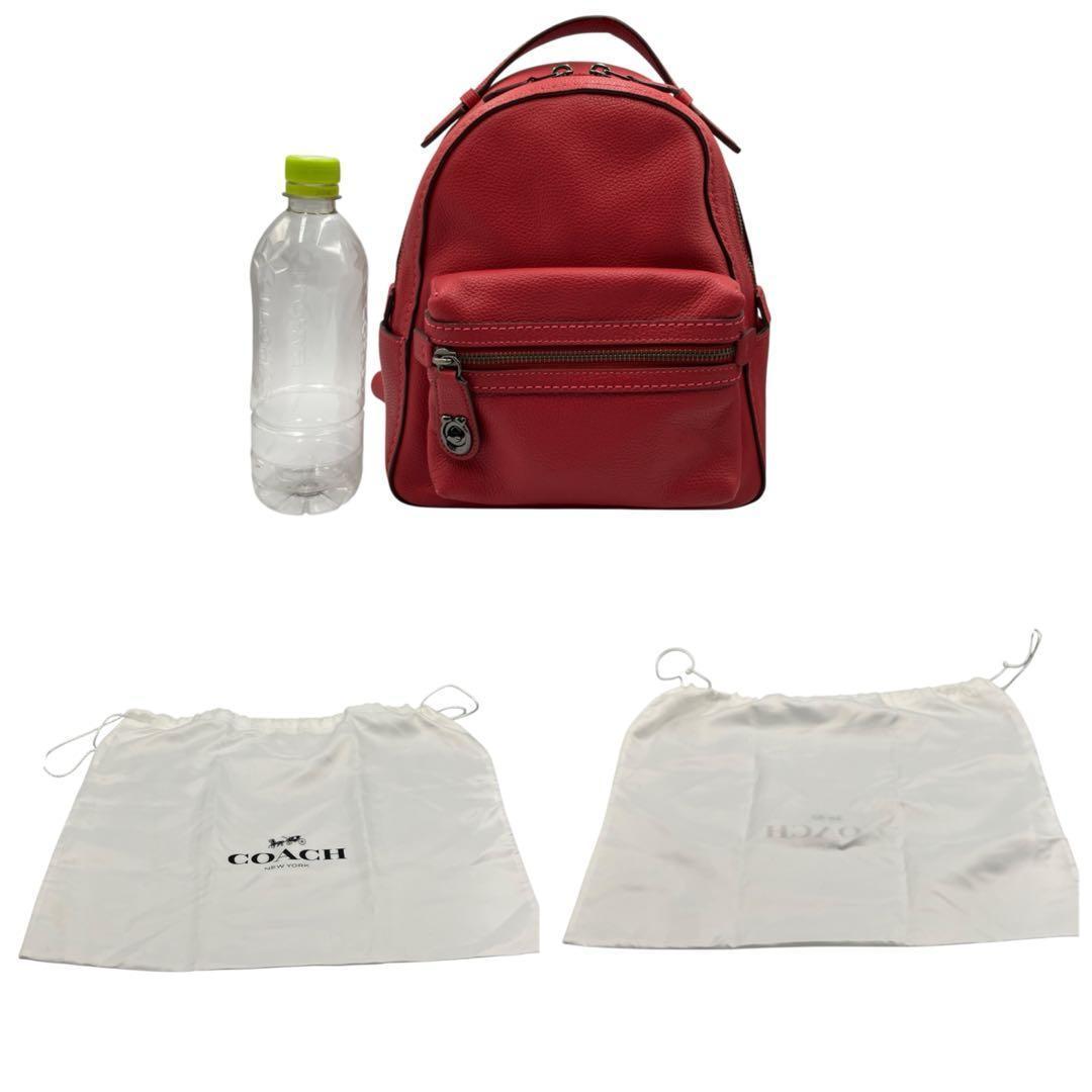 美品✨COACH 31032 レッド ミニリュック バックパック 本革