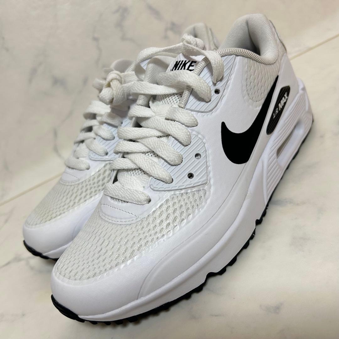 ナイキ エアマックス 90 ゴルフ ホワイト ブラック スパイクレス