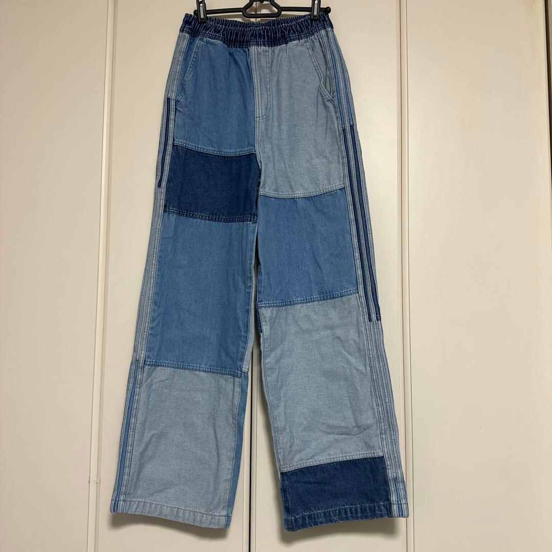 adidas KSENIASCHNAIDER 男女兼用　パッチワークデニムパンツ