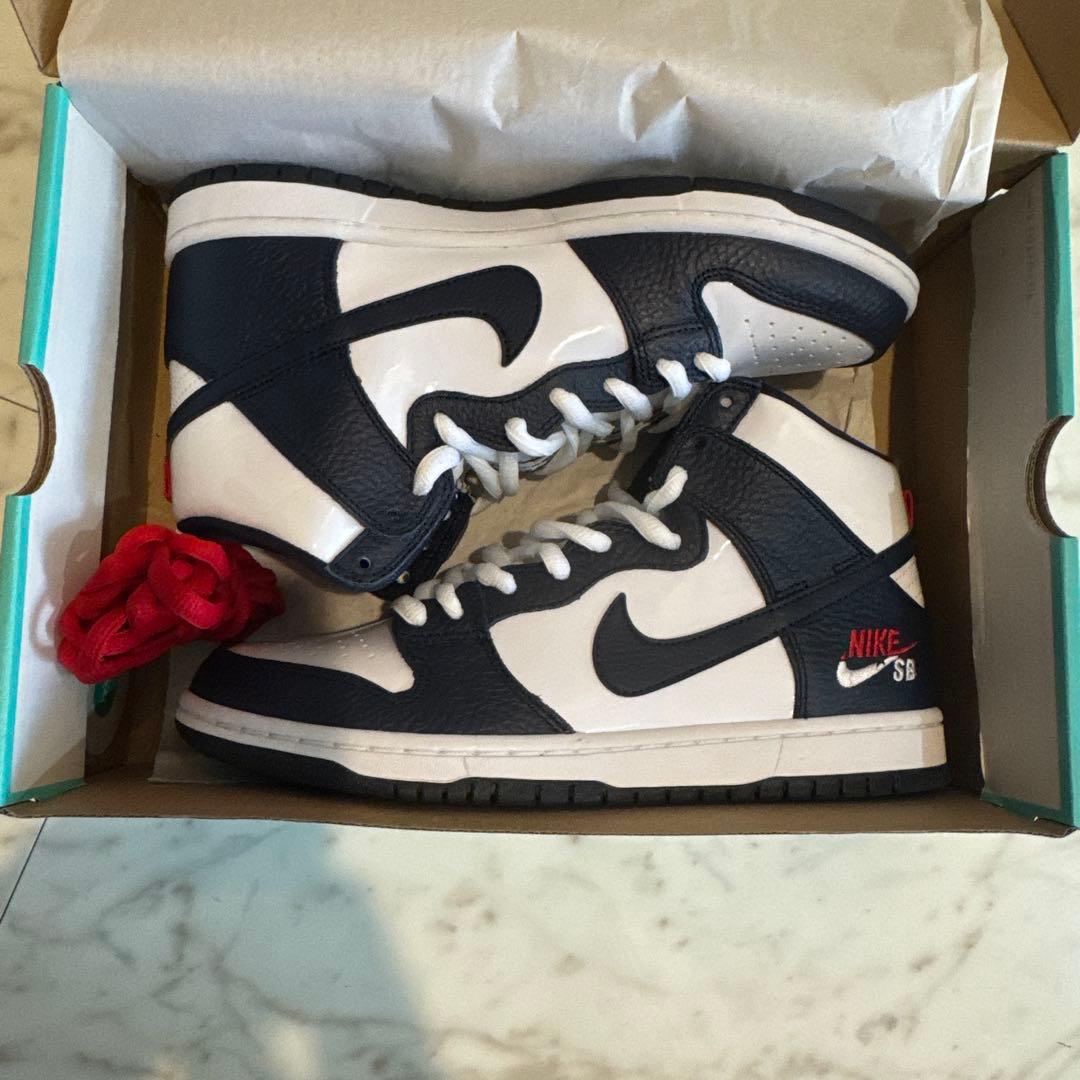 靴 NIKE SB ZOOM DUNK HIGH PRO OBSIDIAN 27cm
