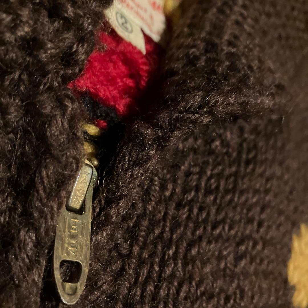 バ*ン様 カーディガン　カウチン　タコ　蛸　ドライボーン　ニット