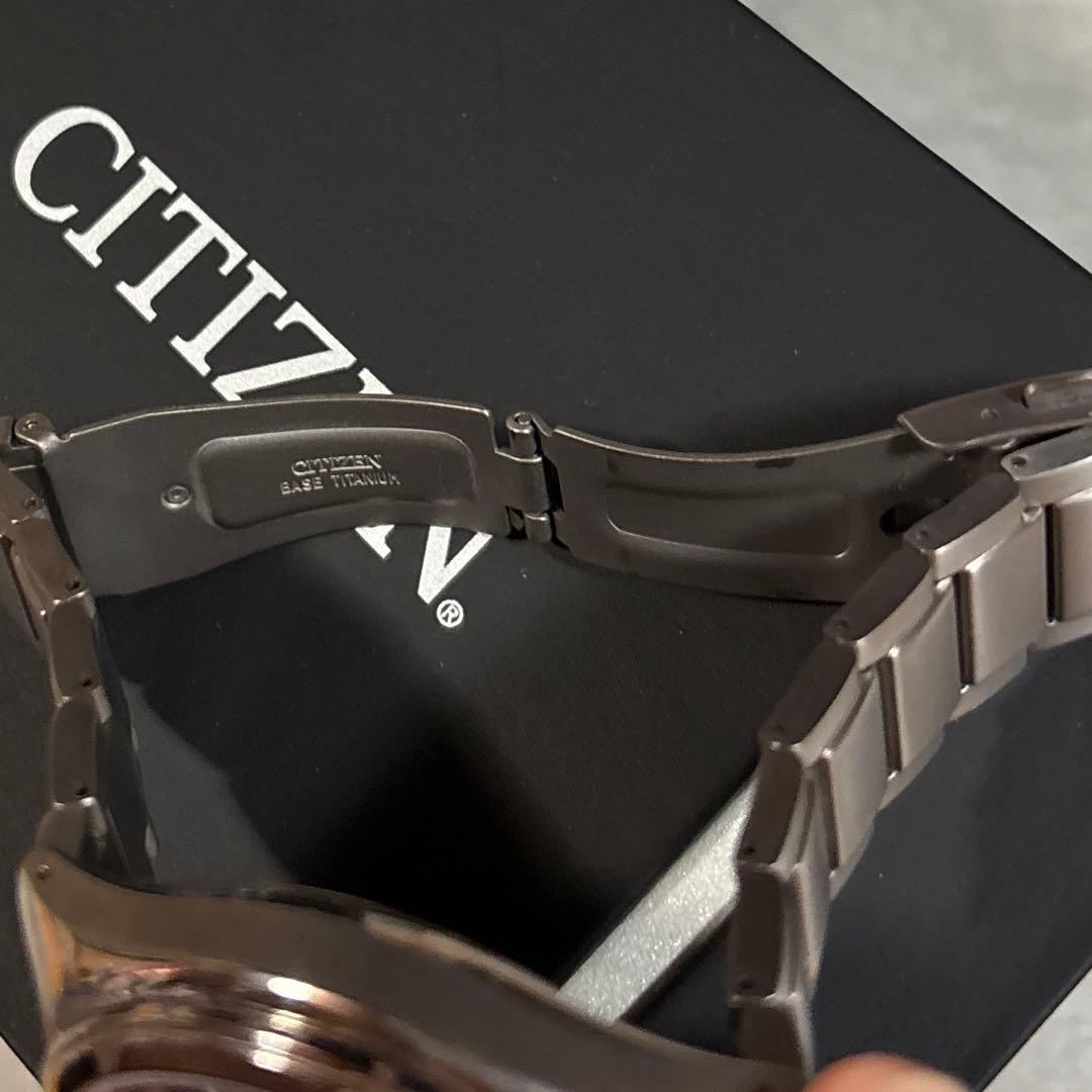 CITIZEN E610 AT3050-51E アテッサ エコ・ドライブ電波時計