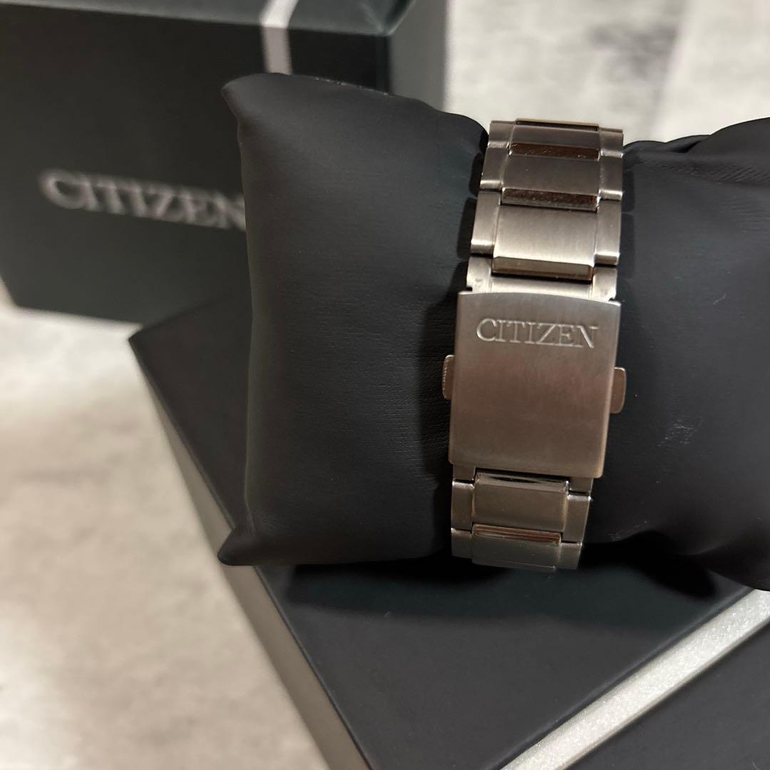CITIZEN E610 AT3050-51E アテッサ エコ・ドライブ電波時計