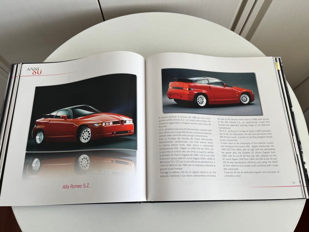 イタリアカロツェリアZagato 90周年 ハードカバー写真集 イタリア車 綺麗