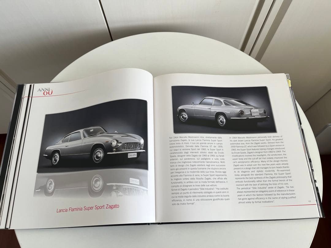 イタリアカロツェリアZagato 90周年 ハードカバー写真集 イタリア車 綺麗