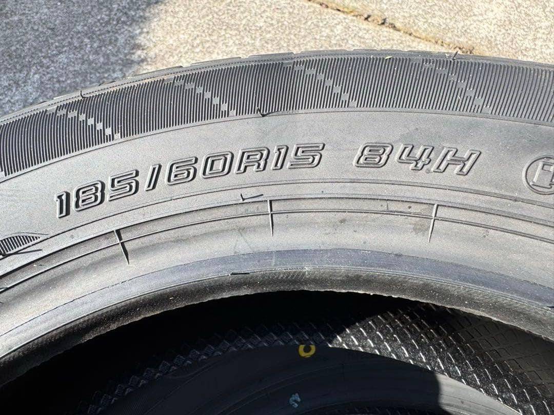 K*U様 DUNLOP EC204 185/60 R15 84H 2本セット