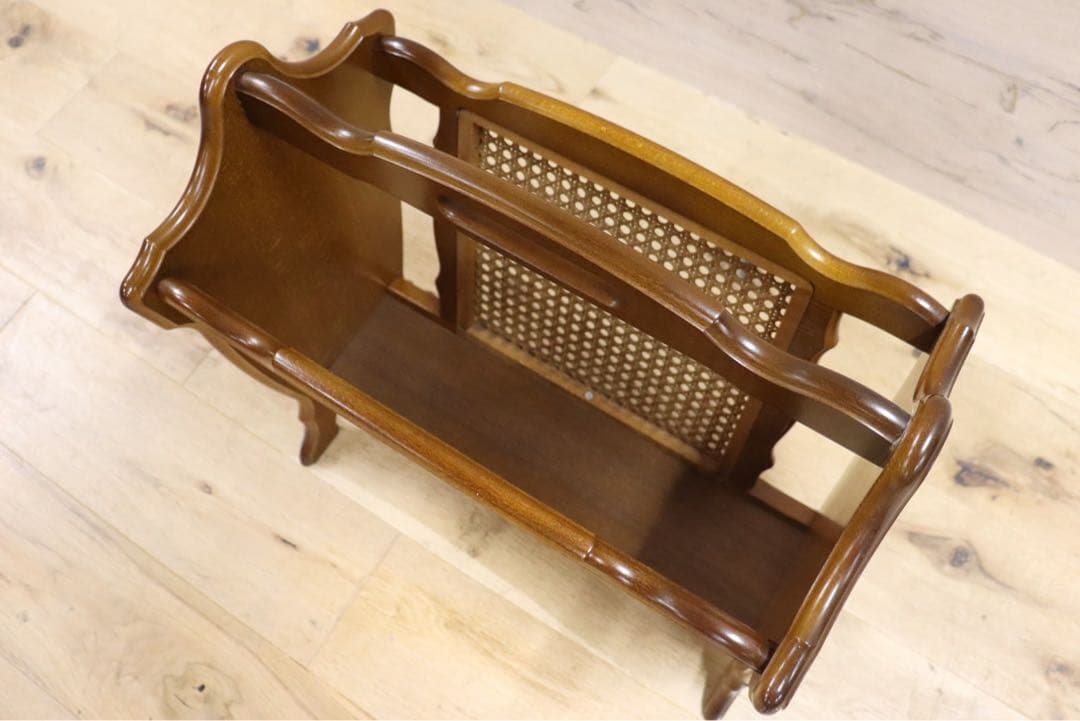 GMGN273○karimoku / カリモク コロニアル マガジンラック ブ