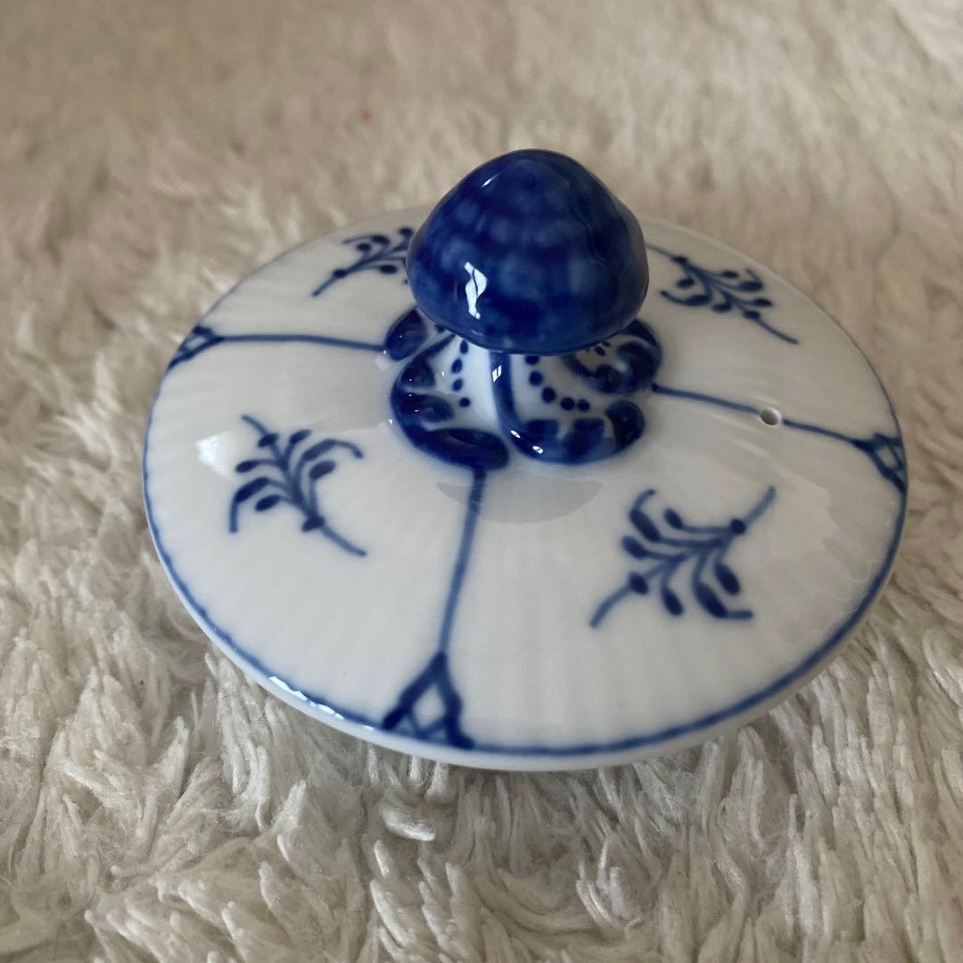 ✨新品・未使用品✨ブルーフルーテッド プレイン ティーポット 700ml