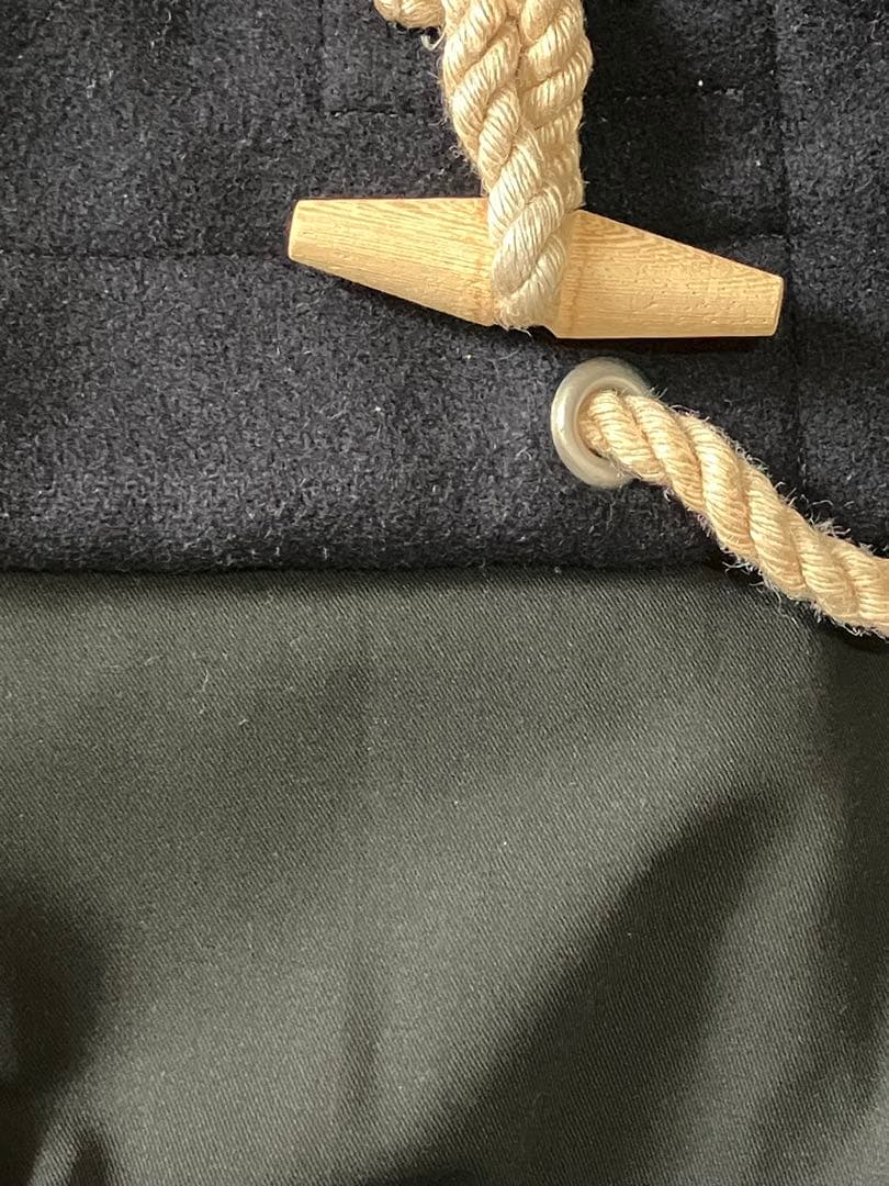 HYKE ダッフルコート ネイビー