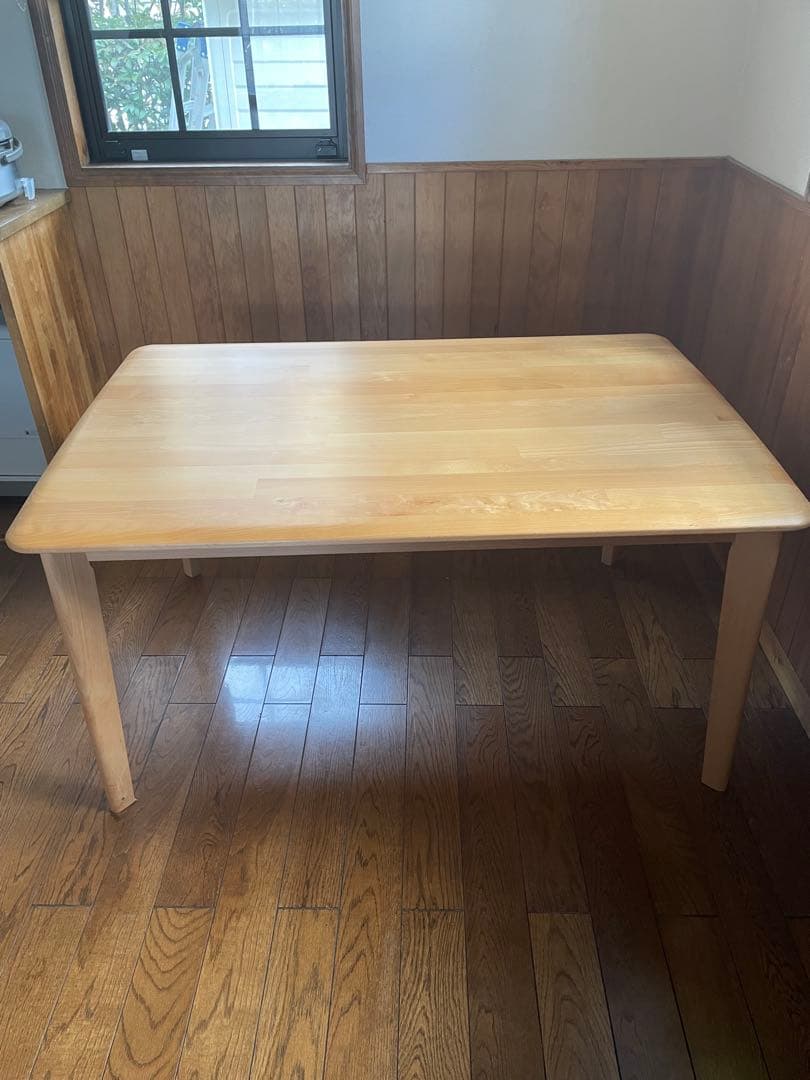 送料込　ニトリ　Nコレクション　ローダイニングテーブル　120cm 天然木