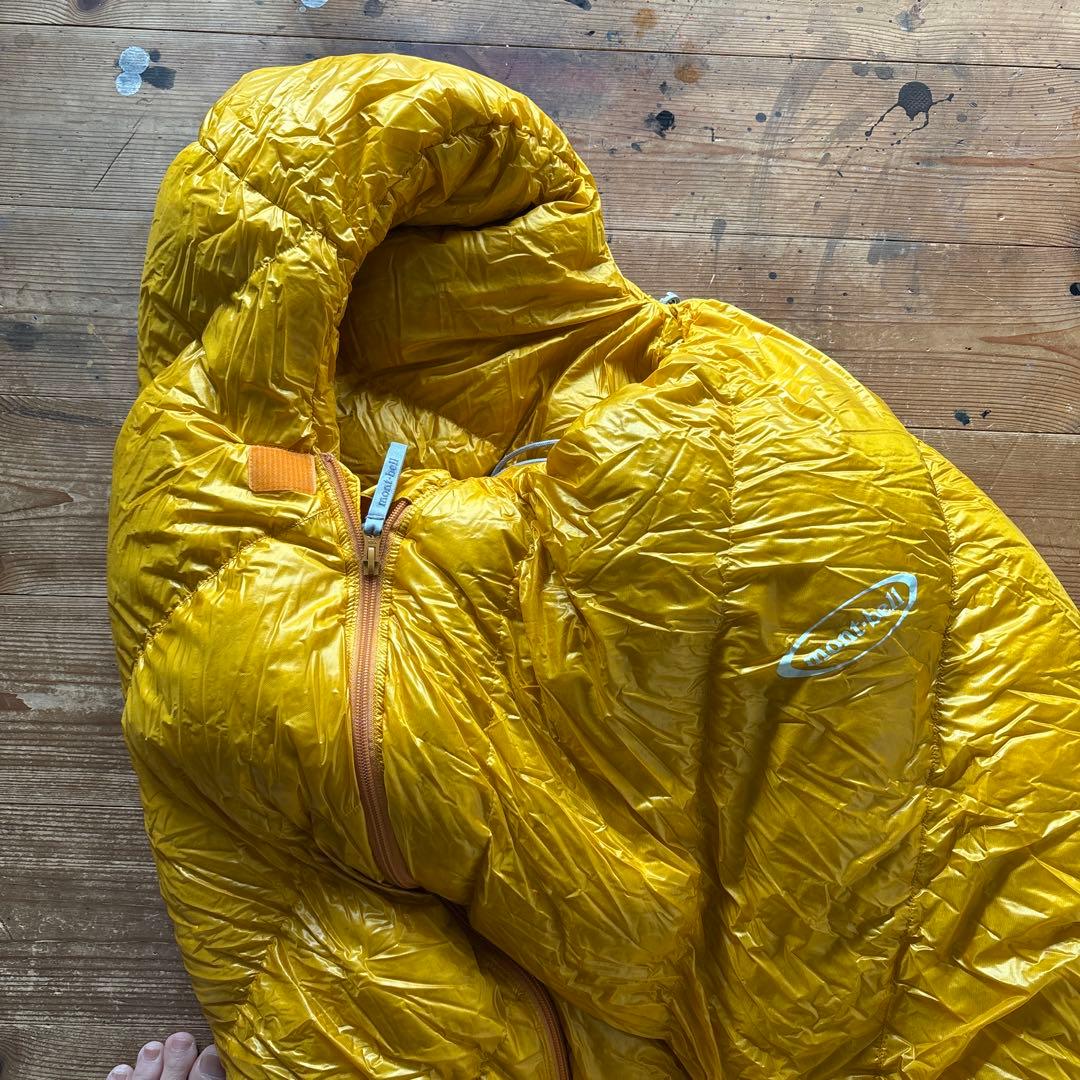 モンベル アルパインDown Hugger 800 #2 寝袋 イエロー
