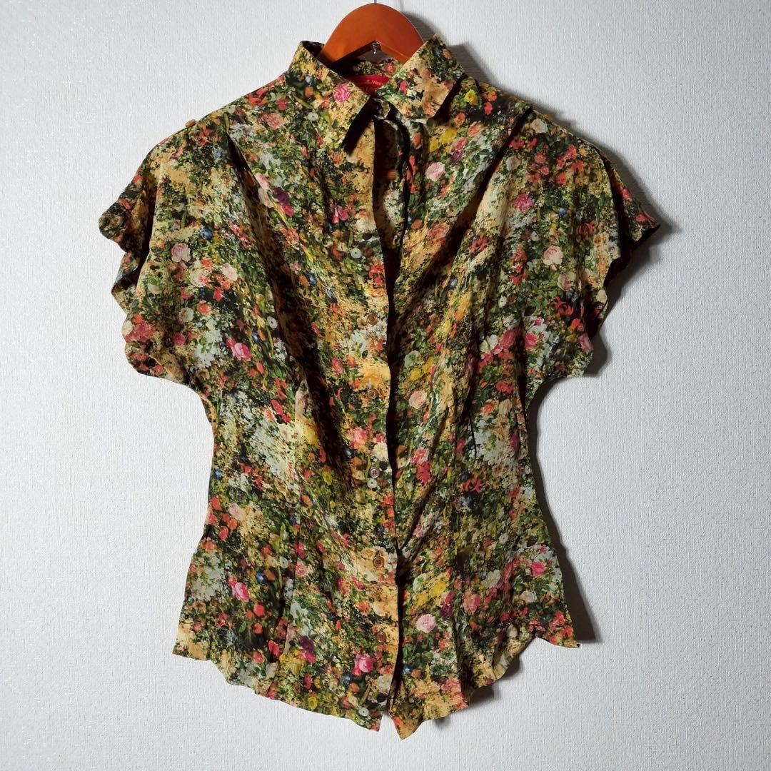 ヴィヴィアンウエストウッドレッドレーベル 2way 半袖&ノースリーブ ブラウス