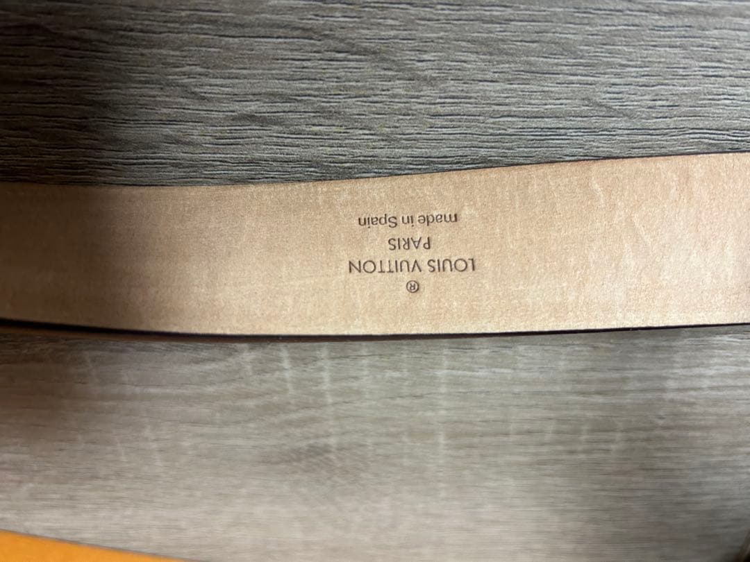 美品　ルイヴィトン　ベルト　ダミエ　サンチュールキャレ