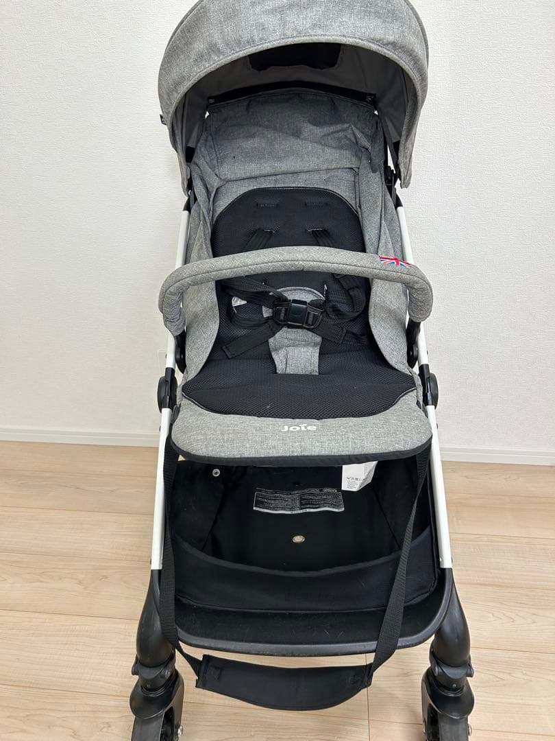 Joie touristベビーカー グレー 取扱説明書・レインカバー・バック付き