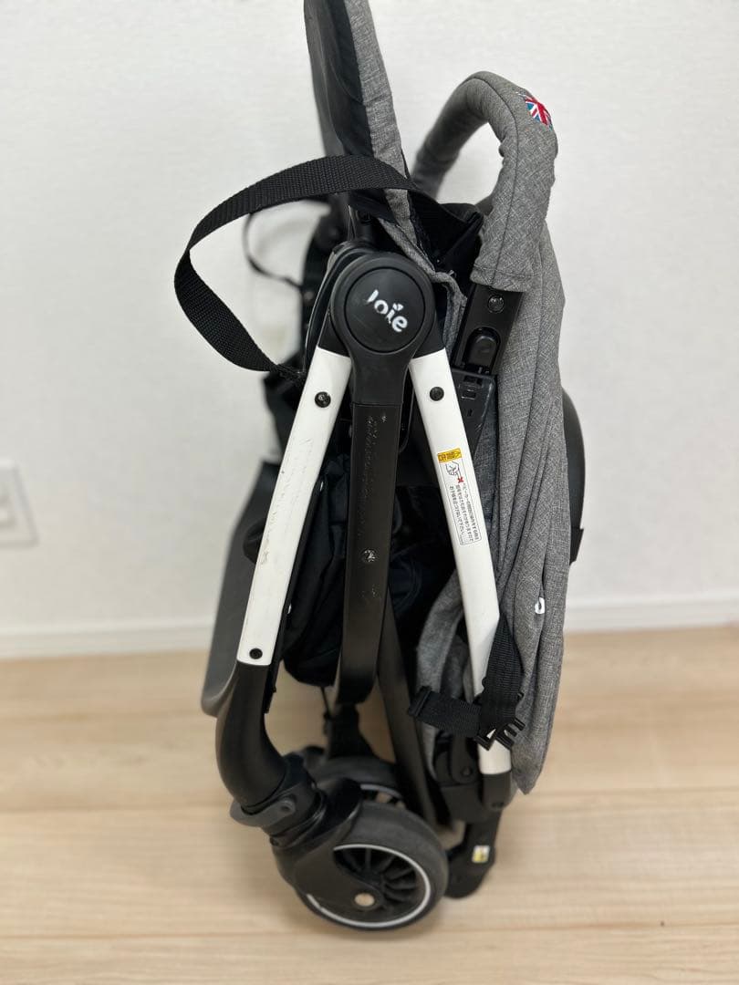 Joie touristベビーカー グレー 取扱説明書・レインカバー・バック付き