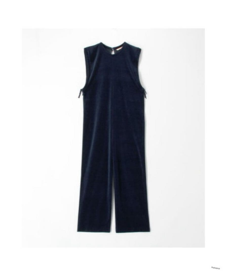 BACCA コットンベロアジャージーオールインワン