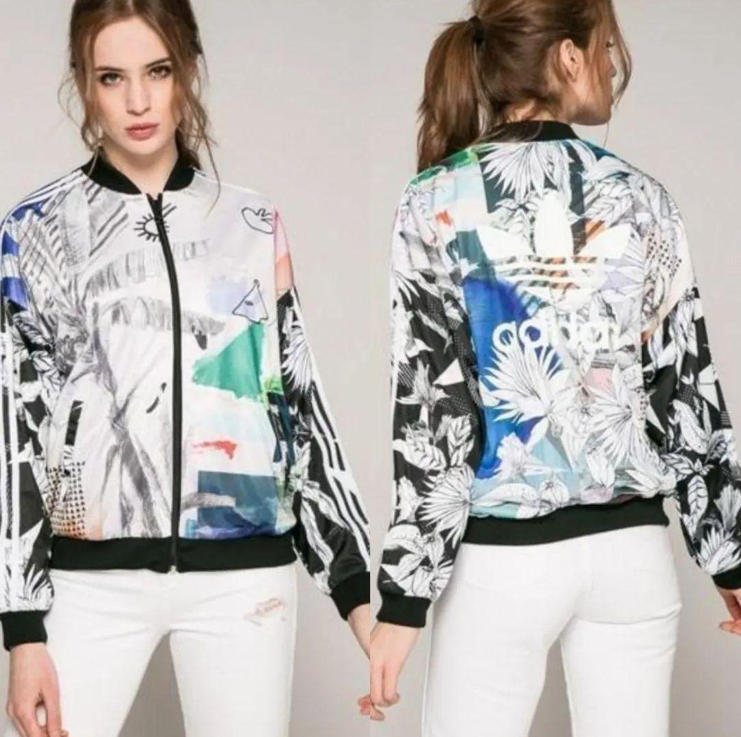 アディダス グラフィック スーパースター トラックジャケット ジャージ 女性XL