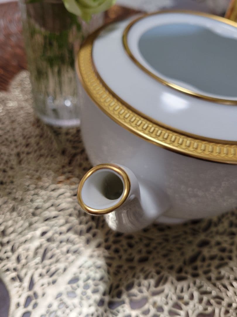 大倉陶園　⭐美品⭐　クラウンエンボスポット