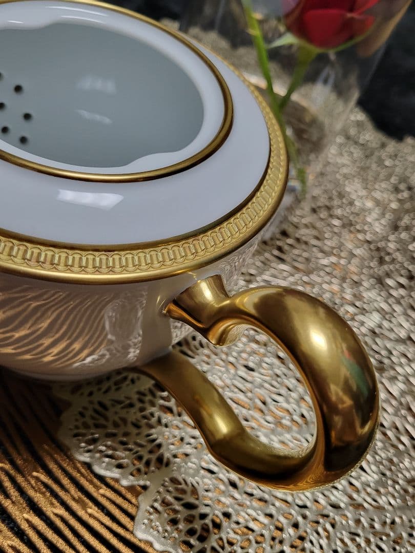 大倉陶園　⭐美品⭐　クラウンエンボスポット