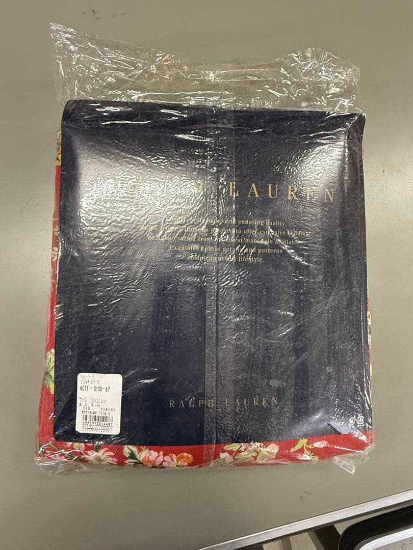 Ralph Lauren ラルフローレン 掛け布団カバー　ホーム、花柄、赤、