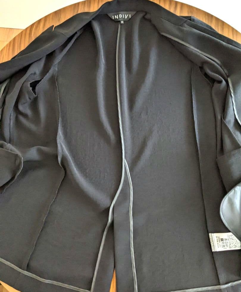 【極美品】INDIVI　インディヴィ　ジャケット　パンツ セットアップ　13号