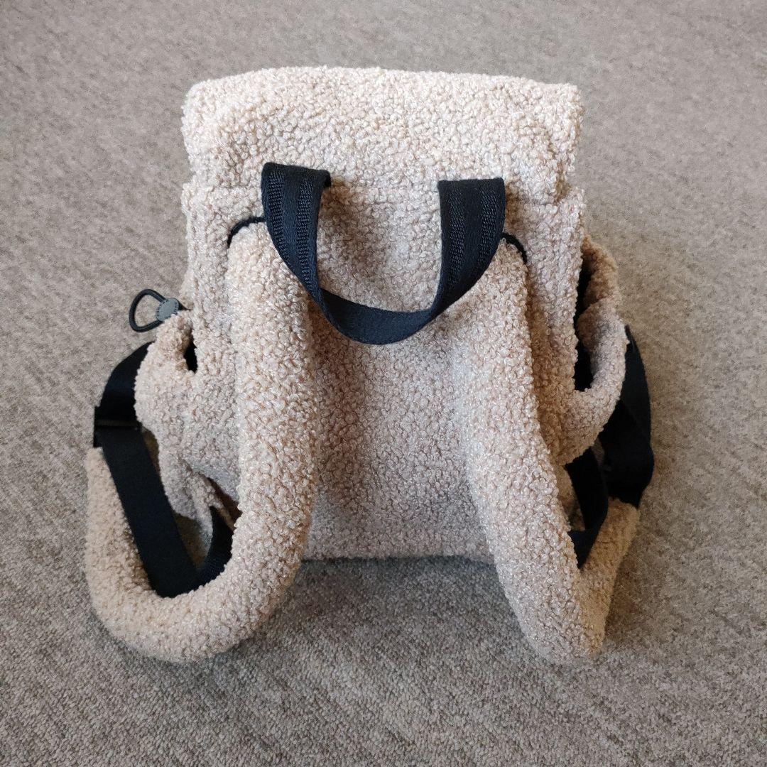 HUNTER ボア ミニ リュック バックパック ベージュ