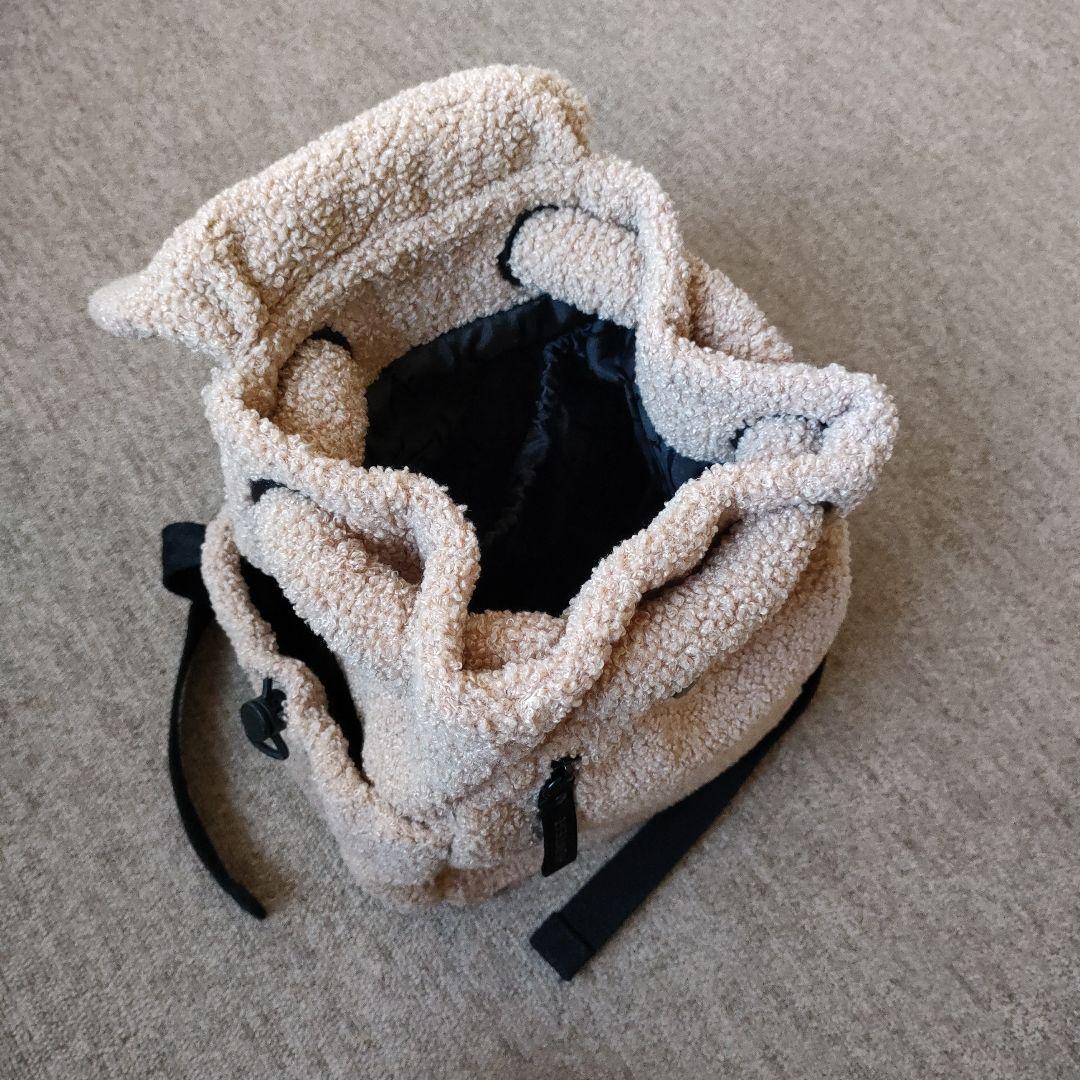 HUNTER ボア ミニ リュック バックパック ベージュ