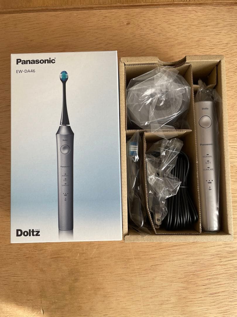 音波振動ハブラシ　ドルツ　Panasonic EW-DA46-H GRAY