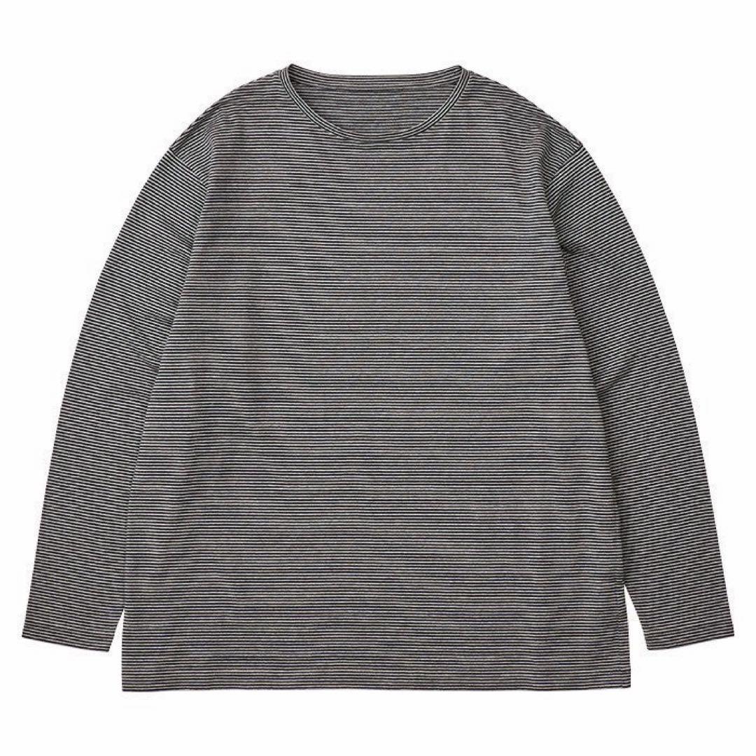 トップス Porter classic BEATNIK BORDER CREWNECK