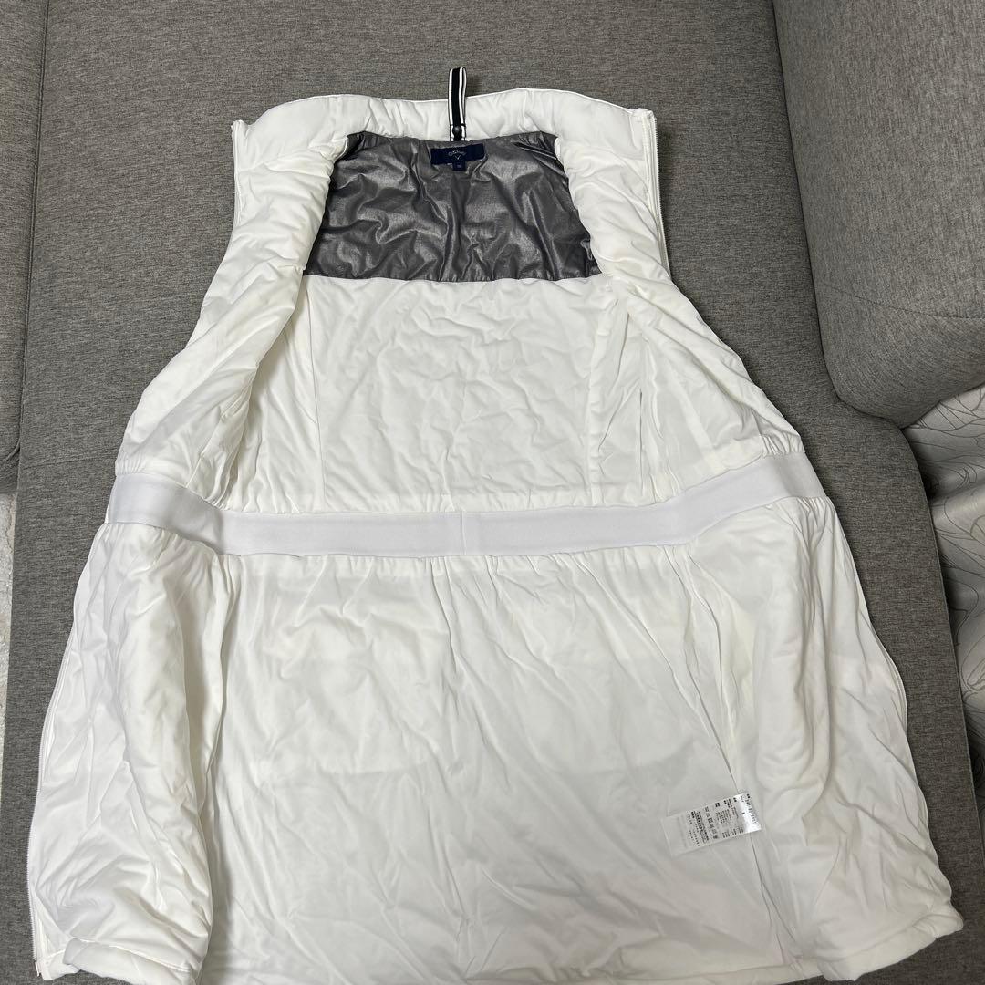 Callaway レディース M ホワイト ベストとレッグウォーマー