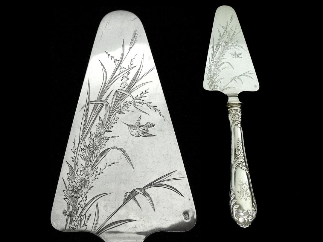 フランス　シルバーサーバー　純銀