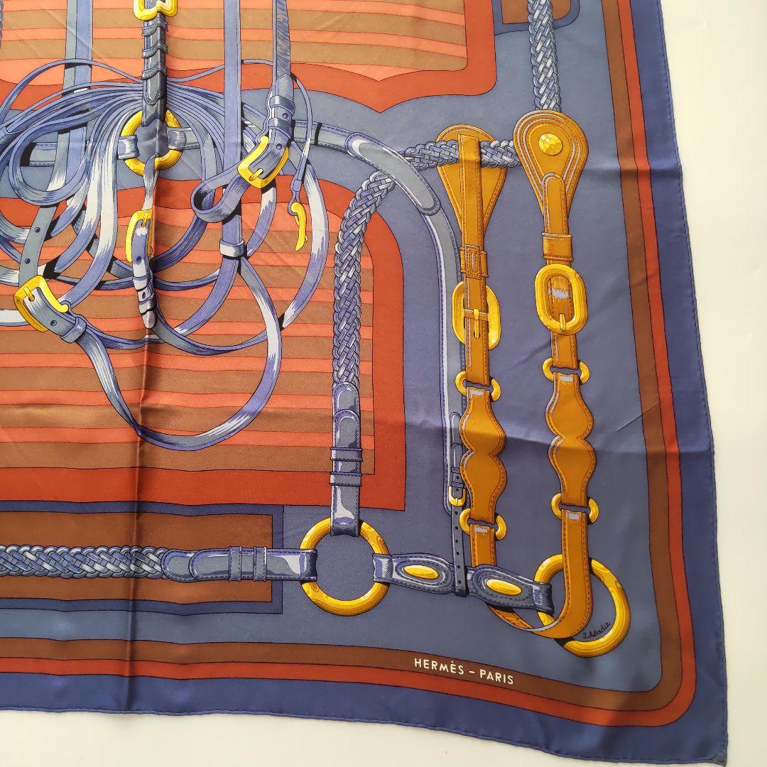 エルメス 23SS 復刻デザイン シルク スカーフ Coaching カレ90