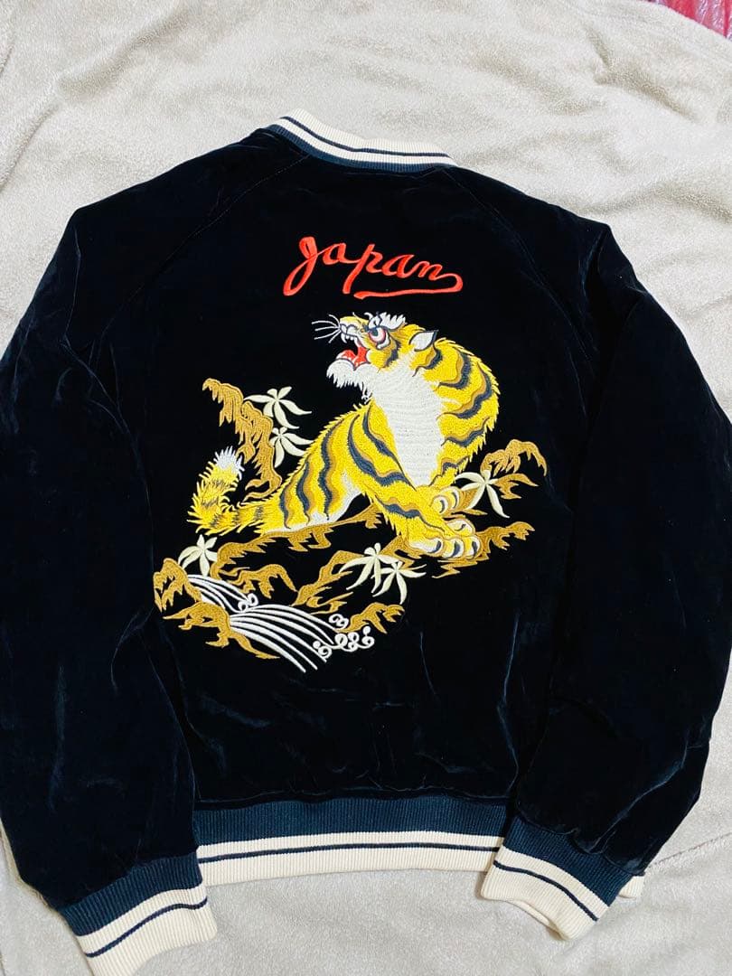 NON STOCK & CO ２面用 別珍 虎鷲 限定 スカジャン 美品