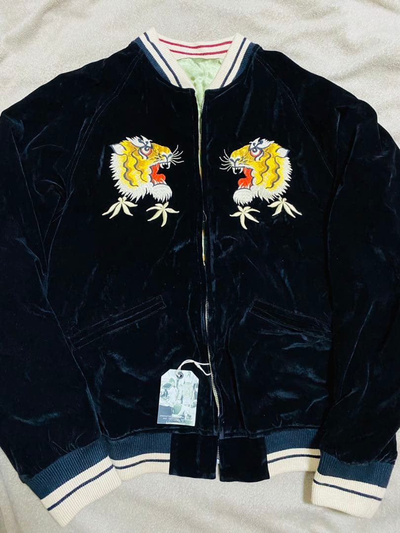 NON STOCK & CO ２面用 別珍 虎鷲 限定 スカジャン 美品